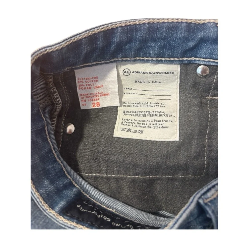 AG The Stilt Cigarette Crop Roll Up Jean - Picture 6 of 6